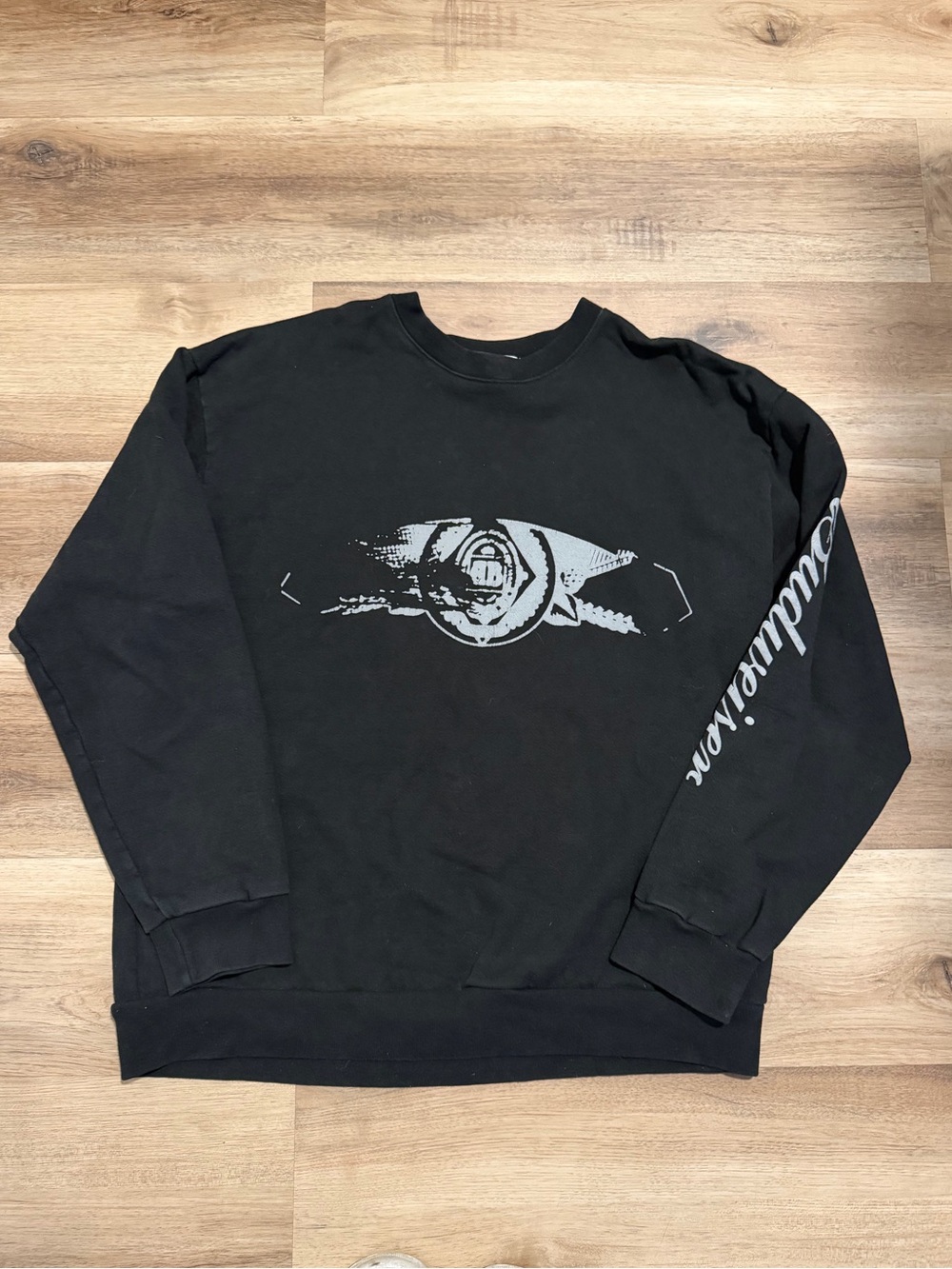 Budweiser x Halsey Black Graphic Crewneck Sweatshirt Sz XXL Limited USA